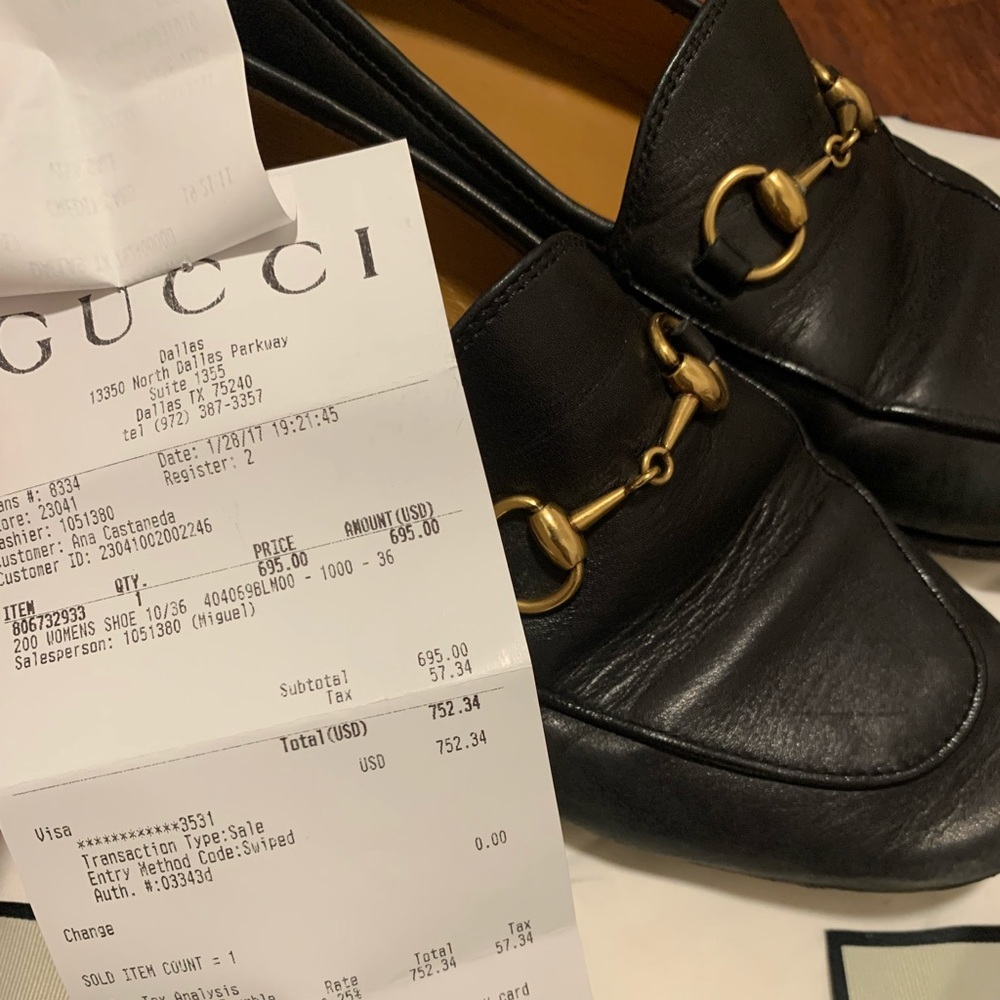 Gucci Loafers with Box & travel bags - Picture 9 of 11